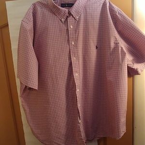 2xb Ralph Lauren men's short sleeve button down sh